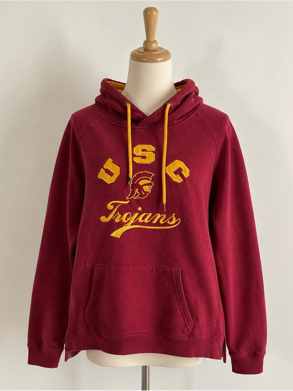 Colosseum Maroon & Gold USC Trojans Crewneck Sweatshirt